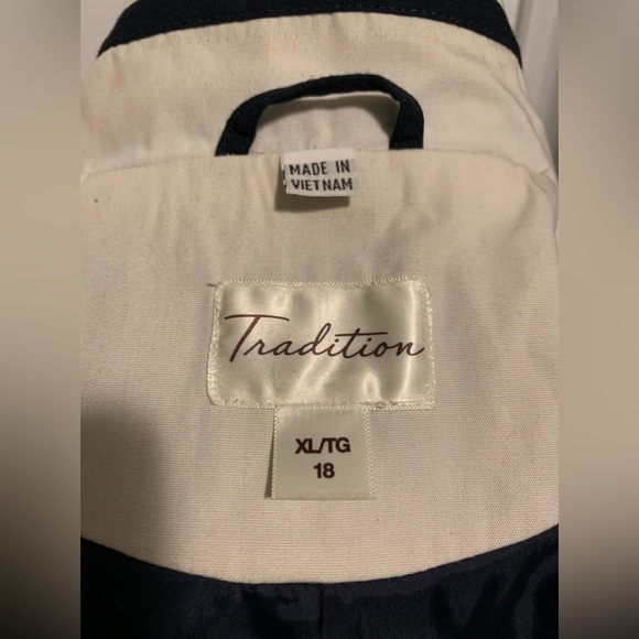 Outdoor,Tradition ladies light jacket XL in Navi Blue and Beige - Picture 10 of 14